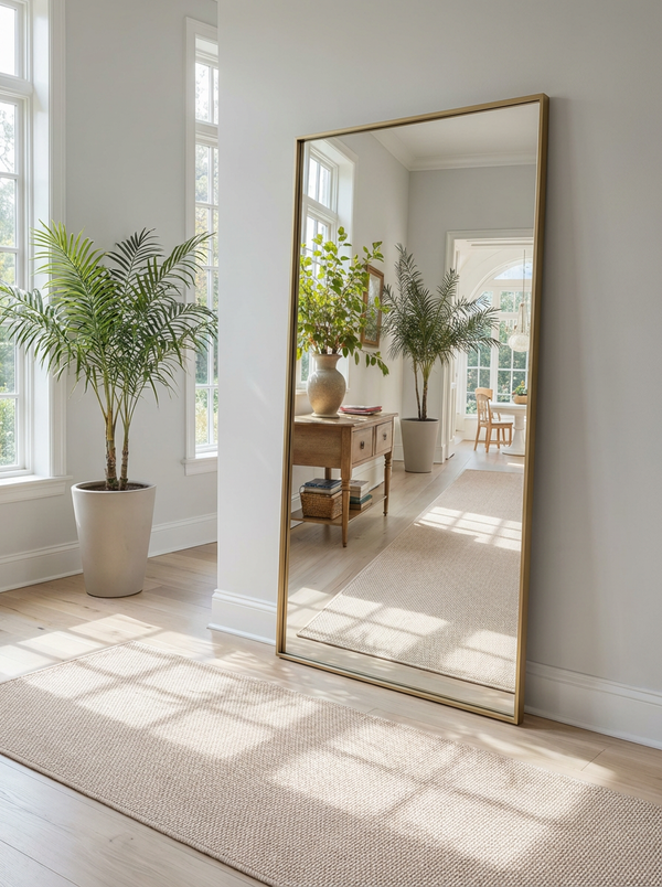 FORM No.1 — 200 × 100 cm • Grote rechthoekige design spiegel